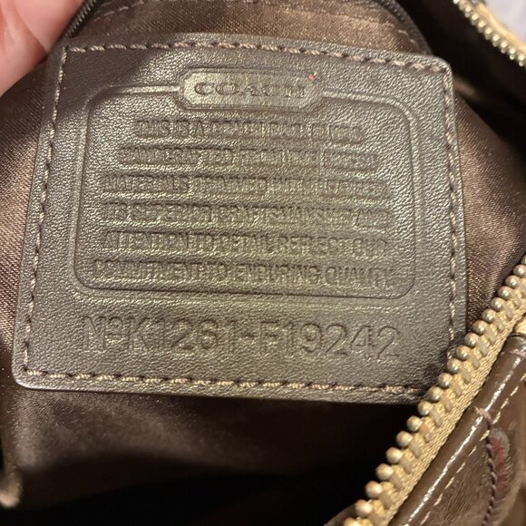 Coach Ashley Signature Satchel - Picture 11 of 13